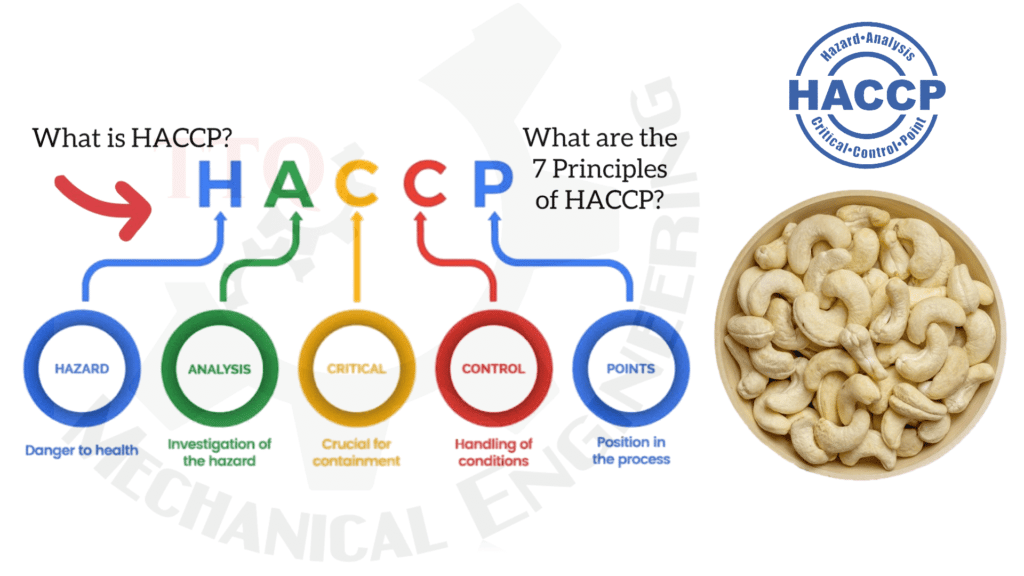 indústria de processamento de caju HACCP