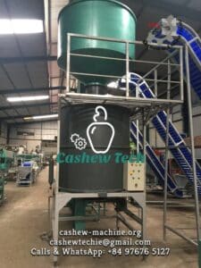cashew nut steaming machine