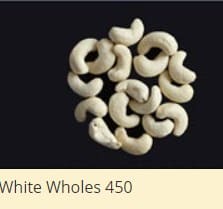 White Wholes cashew nut 450