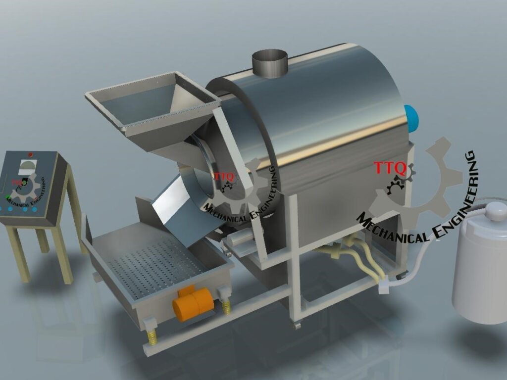 roasting machine almond